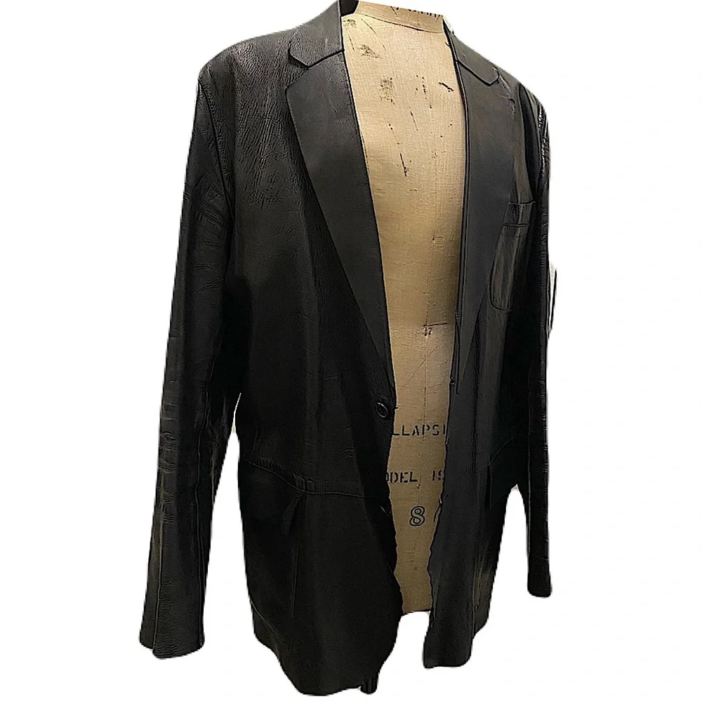 Gucci by Tom Ford leather blazer